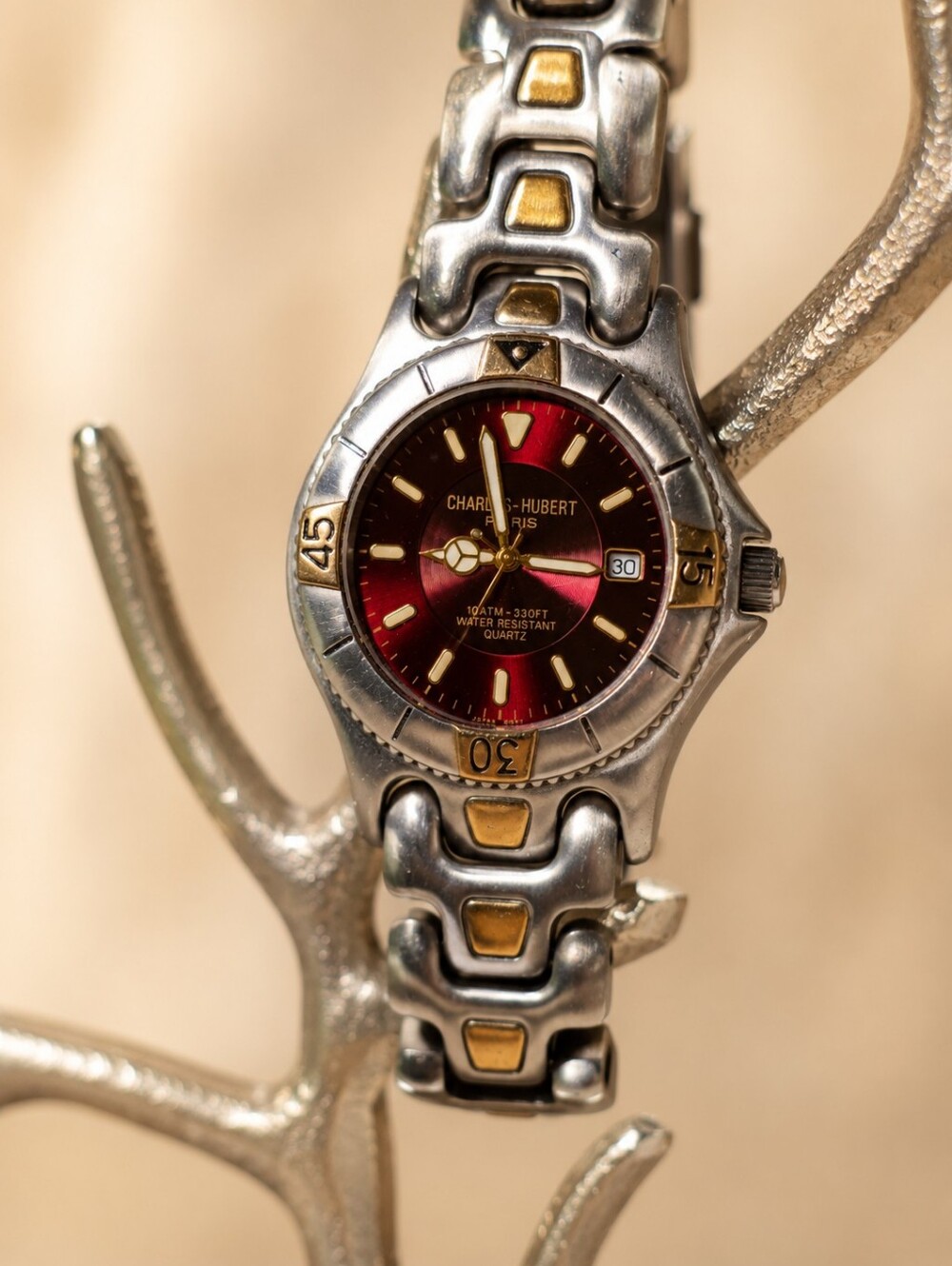 Charles-Hubert Paris Quartz Watch – 38mm / Unisex